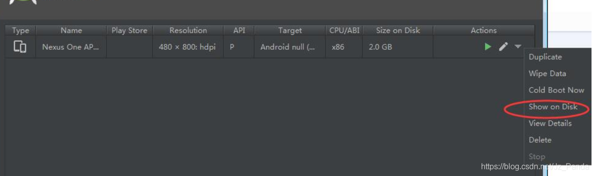wipe emulator data android mac